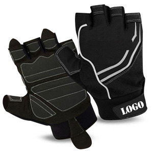 Half <b>Finger</b> Fitness Gloves Black Pink Camo Adjustable Wrist <b>Strap</b> Gym Weight Lifting Workout Hand Wear - Product Image 4