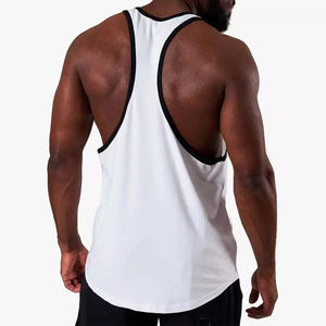 Débardeur de sport respirant sans manches pour homme, col rond, compression, idéal pour la gym et l'entraînement, personnalisable en gros - Product Image 2