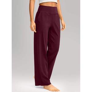 Wholesale Women High Waist Sweatpants Cotton Sweatpants Custom Logo Activewear Factory Direct Supply - Product Image 3