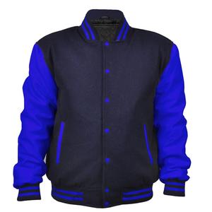 Best Selling High Quality Custom Hooded 100% Wool Varsity <b>Jacket</b> with Front Logo <b>for</b> <b>Men</b> and Women Plus Size Option Available - Product Image 1
