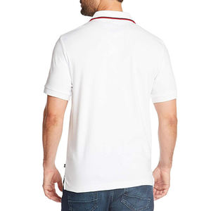 เสื้อโปโลผู้ชายสำหรับตีกอล์ฟ โพลีเอสเตอร์ ระบายความชื้น ขายส่ง รับสกรีนโลโก้ ปักโลโก้ แขนสั้น - Product Image 3