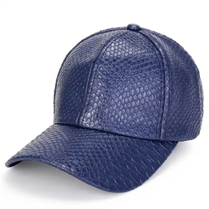 Blank Vegan Leather <b>Caps</b> for Brand Merchandise Wholesale Promotional Cheap Faux Leather <b>Caps</b> Bulk Supplier - Product Image 1