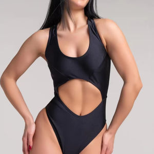 Combinaison de pole dance respirante pour femme, gainante, moulante, une pièce, extensible, tenue de performance - Product Image 1