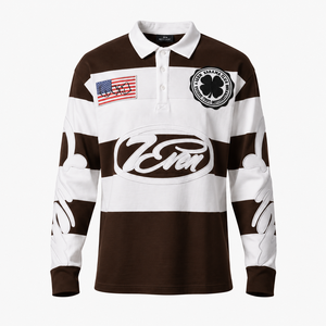 IOTA SPORTS - Camiseta de Rugby de Primera Calidad, Unisex, Bordada, Informal, de Algodón Transpirable, de Manga Larga - Product Image 3