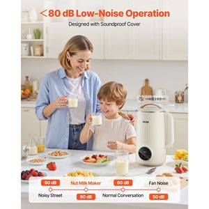 8-in-1 Nut <b>Milk</b> <b>Maker</b> 180W Soybean Juice Blender Self-Cleaning 34 oz Container for Homemade Oat Nut Rice Cereal <b>Plant</b>-Based - Product Image 4