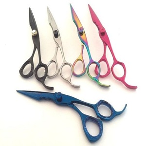 <b>Barber</b> Scissors <b>Set</b> 7.5 Inch Sand Finish Cutting Shear with <b>Barber</b> Razor, German Stainless Steel Professional Scissor Kit - Product Image 3