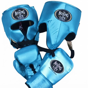 Ensemble de protection pour la boxe : casque et gants d'entraînement pour les séances de sparring amateur et professionnel - Product Image 6
