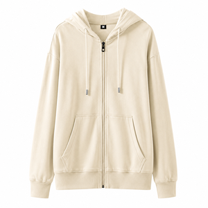 Sweat à capuche unisexe personnalisé avec logo imprimé, couleur unie, coupe ajustée décontractée, vêtement d'automne, 100% coton tricoté, respirant, écologique - Product Image 3