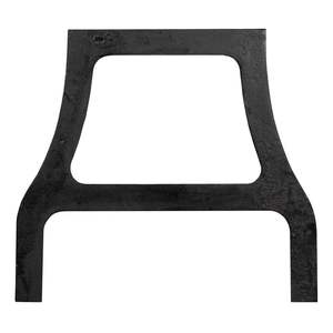 Juego de 2 patas para mesa de centro de hierro fundido negro mediano - Product Image 6