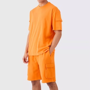 Conjunto de pantalones cortos profesionales para hombre de alta calidad, conjunto de pantalones cortos de verano para hombre, conjunto informal de camiseta y pantalones cortos de 2 piezas, conjunto de pantalones cortos estampados para hombre - Product Image 1