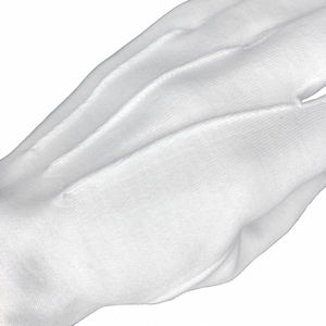 Gants de travail en coton grainé de chèvre avec manchette renforcée, tissu en coton interlock, respirants, résistants à la chaleur et au froid, stériles, de haute qualité - Product Image 4