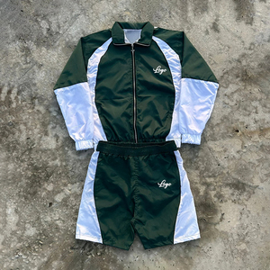Chaqueta Cortavientos Deportiva Personalizada con Bordado Gráfico, 100% Poliéster, Ecológica, Impermeable, Ligera, con Parches, 2 Piezas - Product Image 6
