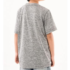 T-shirt jaune personnalisé pour enfants, 100 % coton, qualité supérieure, col rond, coupe ajustée, manches courtes, tissu tricoté formel - Product Image 5
