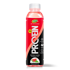 <b>Protein</b> Water Watermelon Juice 500ml 10g Plant <b>Protein</b> Real Fruit Electrolytes Boost Performance <b>Bottle</b> Children & Adults - Product Image 1