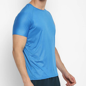 T-shirts décontractés en coton 100% respirant, couleur unie, personnalisables, faible MOQ, écologiques, tricotés, pour l'été, OEM - Product Image 6
