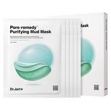 Dr. Jart+ Pore Remedy Maschera Purificante al Fango, Confezione da 5 (1 Pezzo per Pelli Grasse) - Prezzo Scontato, Maschera Viso Minerale - Product Image 1