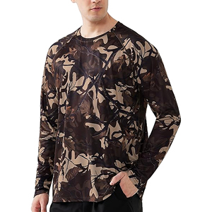 Chemises de chasse respirantes pour hommes - Manches longues, performance, pêche, légères, séchage rapide, UPF 50+ - Product Image 1