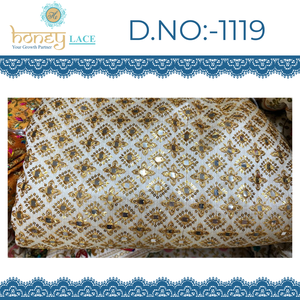 Tela Fendy Bordada, Suave al Tacto y Transpirable, para Vestidos de Novia, Decoración del Hogar, Estilo Elegante, Accesorios de Muebles de Lujo No Tejidos - Product Image 3