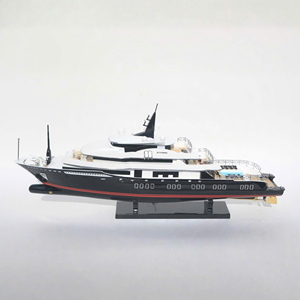เรือยอชท์ไม้ Caymanian รุ่น ALFA NERO งานแฮนด์เมด สไตล์โมเดิร์น แบบตั้งโชว์ได้ - Product Image 1