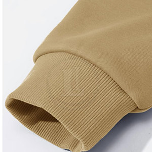 New Arrival Solid Color <b>Men</b> Hoodies 100% Cotton Winter Durable Material Breathable High Quality - Product Image 4