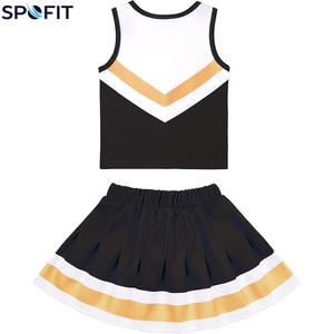 Ensembles d'uniformes de cheerleading pour femmes de qualité supérieure, personnalisés, écologiques, légers, 100 % polyester, pour usage extérieur, très demandés - Product Image 5