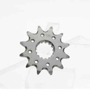 Piñón delantero JTF1901, 12T. Con agujeros de iluminación y ranurado - Product Image 1