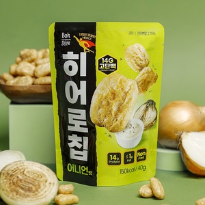 [Dailymeal] Bokthing Hero Chip : Snack protéiné à l'oignon, croustilles d'oignon riches en fibres, collation saine - Product Image 1