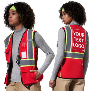 Chaleco de Seguridad para Mujer de Alta Calidad al por Mayor, con Tiras Reflectantes, Visibilidad Mejorada, Costuras Reforzadas, Chaleco de Seguridad para Bomberos - Product Image 3
