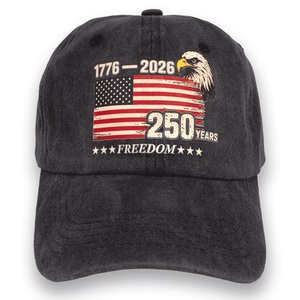 Casquette patriotique pour hommes, casquette de baseball pour le 250e anniversaire des États-Unis, pour célébrations décontractées - Product Image 5