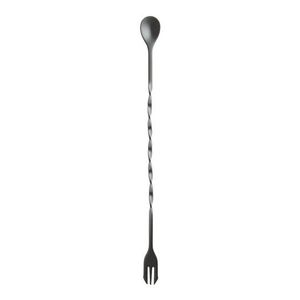 Cuillère de bar à cocktails en métal, en acier inoxydable, à long manche, outil de mélange de boissons, accessoire de mélange pour professionnels - Product Image 1