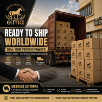 Elma Food Proteína de Suero Concentrada 1KG Sabor Vainilla Sin Azúcar Añadido 50 Porciones Fórmula para el Crecimiento Muscular BCAA Sin GMO 20-29g