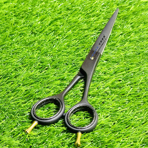 Ciseaux de coiffure professionnels en acier inoxydable noir, ciseaux de coiffure ultra-affûtés, ciseaux de coupe de précision - Product Image 3