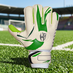 Gants de gardien de but en latex épais de haute qualité, design personnalisé, respirants et avec logo sur mesure, pour l'entraînement et la vente en gros - Product Image 2