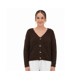 Pull en mohair marron pour femme, très demandé, aux meilleures caractéristiques, en coton de qualité supérieure, best-seller - Product Image 1