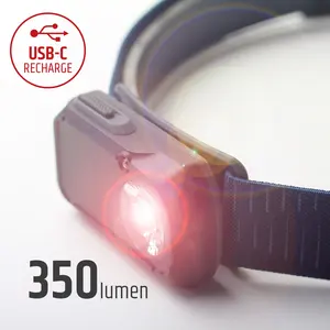 Superheldere Type-C Oplaadbare Led Camping Koplamp Koplamp Hardlopen