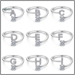 Anillos de Diamantes de Plata 925 con Oro Blanco para Mujer, Corte Brillante Redondo, Color G, Diamantes Cultivados en Laboratorio, Joyería Clásica de Compromiso - Product Image 2