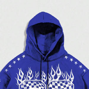 Sweat à capuche pour homme en polaire imperméable et respirant, col montant, hiver, mélange de coton, logo brodé et sérigraphié - Product Image 5