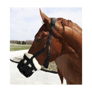 New Design Soft Comfort <b>Horse</b> <b>Muzzle</b> Nylon Lightweight High Quality Durable Materials Adjustable Secure Fit <b>Grazing</b> Safety - Product Image 1
