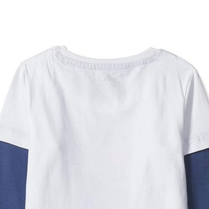 Camiseta de manga doble para hombre, diseño elegante de manga en capas, camisa informal de algodón suave con cuello redondo para uso diario y viajes - Product Image 2