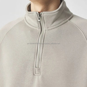 Sweat à capuche lourd 14 avec fermeture éclair, logo personnalisé, anti-rétrécissement, vêtements d'hiver tendance pour hommes - Product Image 2