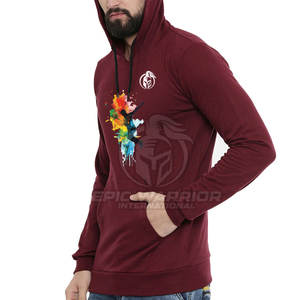 Sweats à capuche imprimés streetwear en promotion, fabriqués au Pakistan, en coton doux de haute qualité - Product Image 2