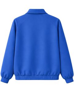 Ensemble de survêtement pour femme bleu royal personnalisé, veste zippée et pantalon de jogging, tenue de sport décontractée en deux pièces, vêtements de sport confortables - Product Image 3
