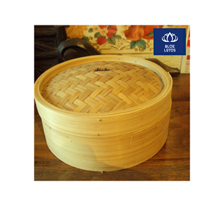 Matériaux supérieurs, sûr et écologique, cuiseur vapeur en bambou, ustensiles de cuisine en bois pur, idéal pour la cuisson des fruits de mer et la cuisson à la vapeur des raviolis, prix avantageux - Product Image 1