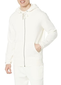 Nouvelle collection, service OEM, sweat à capuche zippé confortable pour homme, 100% coton, manches longues, col en tissu, couleur unie, fabrication au Bangladesh - Product Image 4