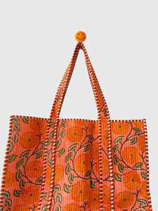 Sac fourre-tout en coton brodé bohème avec motif floral, sac de shopping pour femmes, toutes saisons, fermeture ouverte - Product Image 5