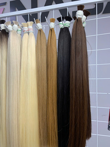 Extensions de cheveux en vrac au prix de gros Cheveux humains vietnamiens Double Noyau 100 grammes Couleurs foncées 32 pouces - Product Image 4