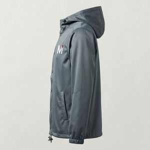 Veste d'hiver imperméable à capuche pour homme avec logo personnalisé, légère, streetwear, marque d'entreprise, qualité supérieure, coupe-vent - Product Image 3