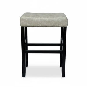 Taburete de Bar, Taburete de Cocina, Taburete de Bar Moderno Tapizado en Cuero PU sin Respaldo - Product Image 1