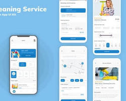 Aplicación Móvil para Servicios de Limpieza: Reserva Profesional de Limpieza Profunda y Desinfección para Hogar y Oficina con Seguimiento en Vivo y Plástico Seguro - Product Image 3