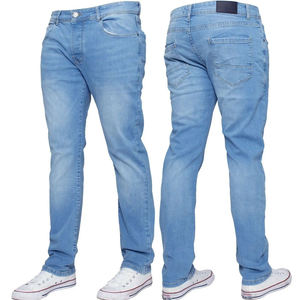 Pantalones vaqueros de calidad superior para hombre Precio Premium barato Orientado a la exportación Diseño informal de alta calidad Logotipo personalizado Color sólido para hombres - Product Image 2